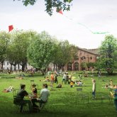 Opening of the park on New Holland Island
