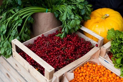 Large farmers' market: The Farmers